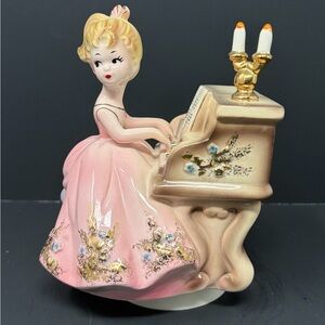 Vintage Josef’s Original Piano Girl Figurine – Working Music Box